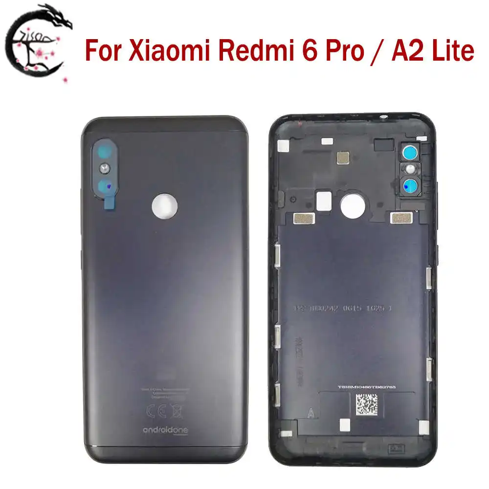 Крышка батарейного отсека для Xiaomi Redmi 6 pro 6pro, запасная задняя крышка для телефона, чехол для Xiaomi A2 Lite A2lite, части корпуса аккумулятора