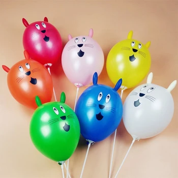 

New Cute Rabbit Inflatable Ball Wedding Party Decoration Latex Balloons Kids Toy GXMB