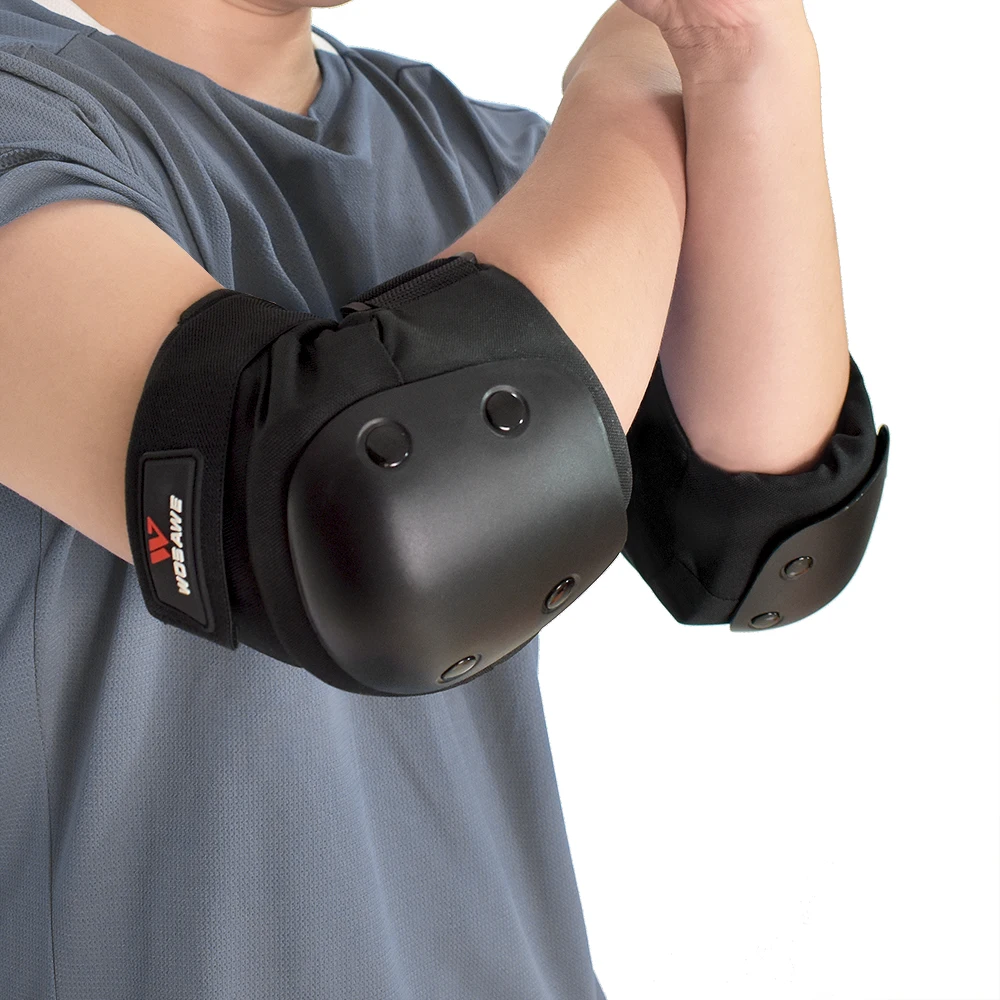 elbow pads WOSAWE 4 шт. Налокотники и наколенники протектор PP оболочки наколенники Поддержка Joelheira наколенники для волейбола роликовое катание Сноубординг - Цвет: elbow pads