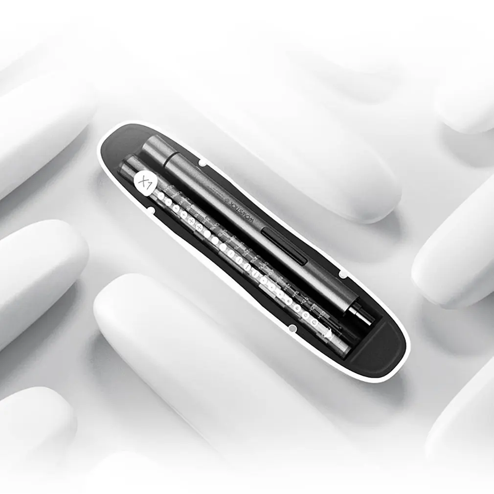 Xiaomi Wowstick 1F+ 1F Pro мини электрическая отвертка набор частей инструментарий сплав тела светодиодный свет для телефона ноутбука цифровые продукты
