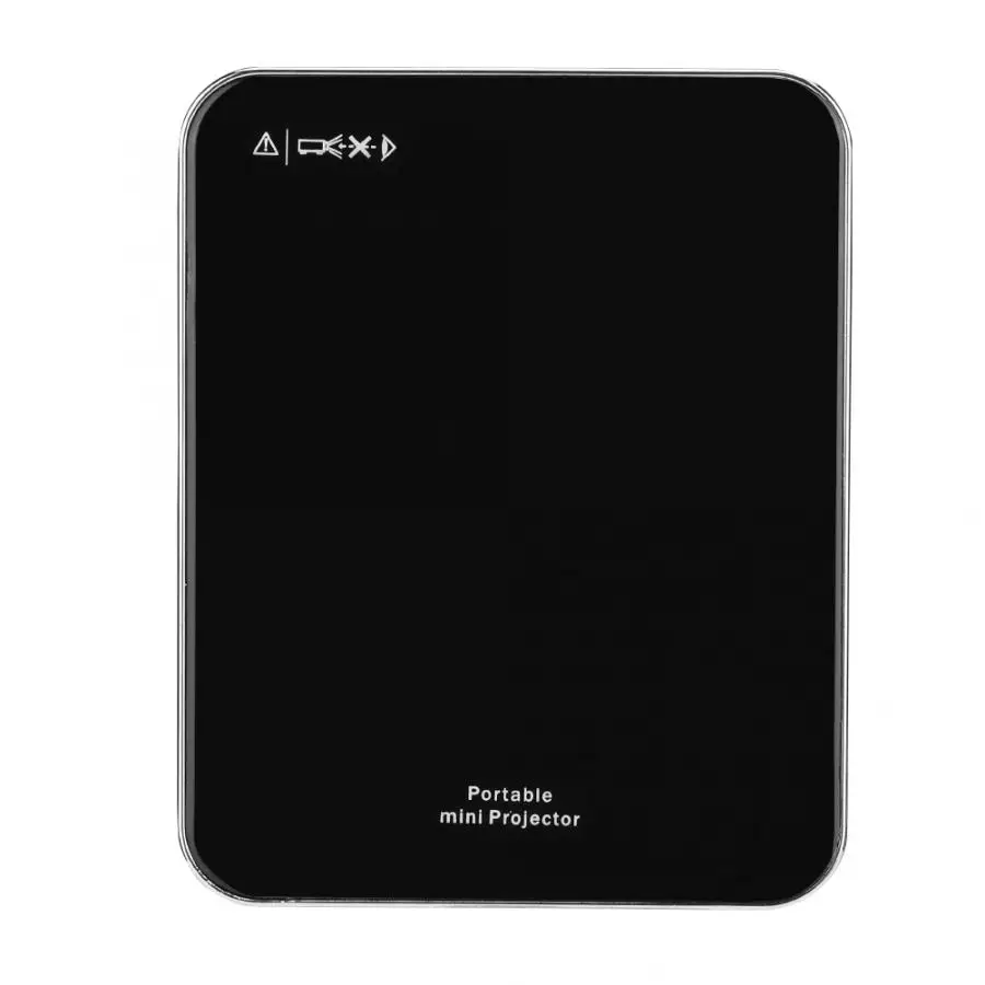 Черный 4K проектор X3 мобильный телефон компаньон HDMI вход портативный мини проектор(100-240 В) ЕС/Великобритания/США штекер