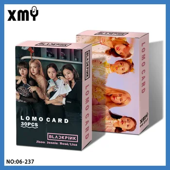 

30pcs/set Kpop blackpink Lomo Card HD high quality Photo Album Blessing Greeting Card Message postcard Kpop BLACKPINK photocard