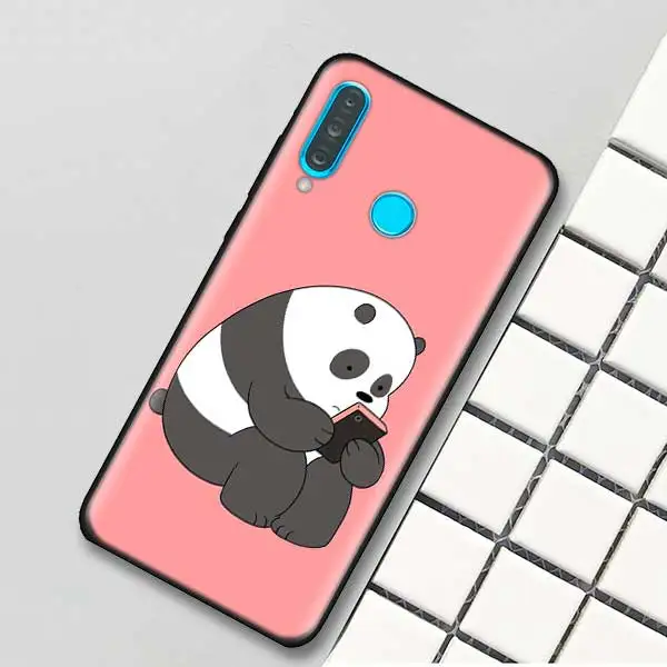 08 Черный силиконовый чехол для huawei P30 P20 P10 Коврики 30 20 10 Nova 5 5i Lite Pro P Smart Z плюс защитный чехол мы вся правда о медведях P - Цвет: 08