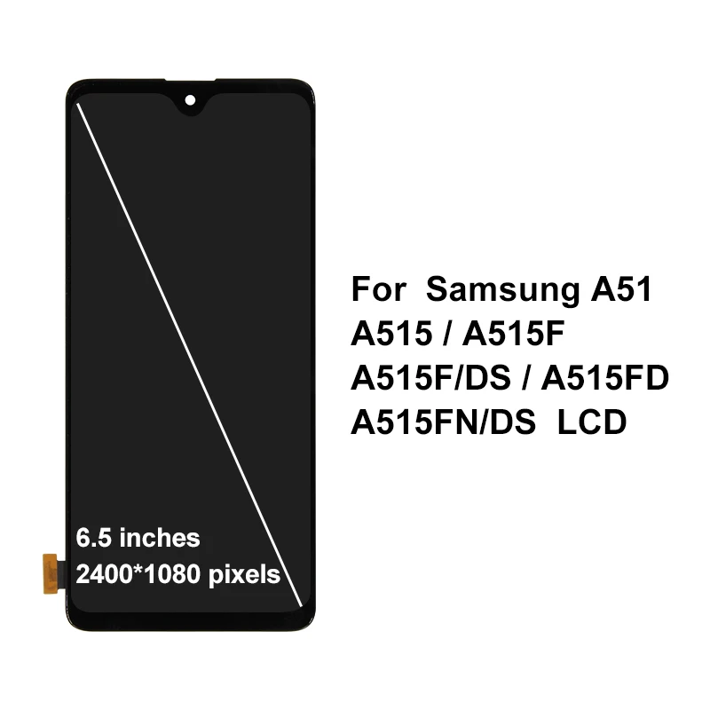 Super AMOLED For Samsung Galaxy A51 LCD A515F SM
