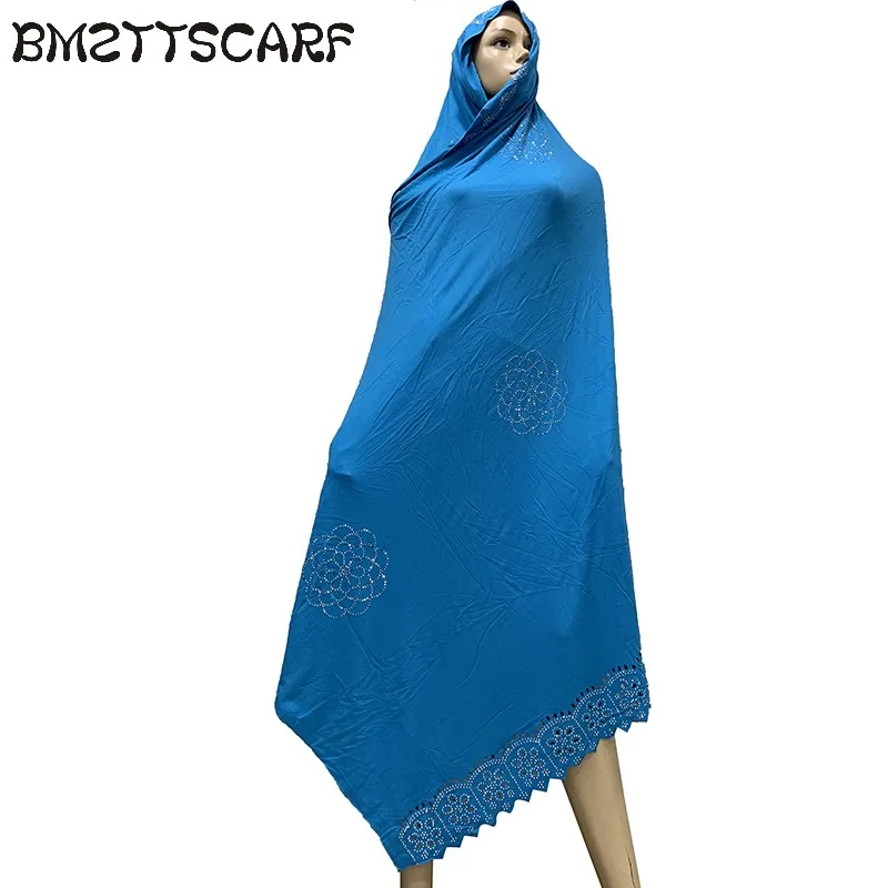 100% мягкий хлопковый шарф кашха для африканских мусульманских женщин Дубай