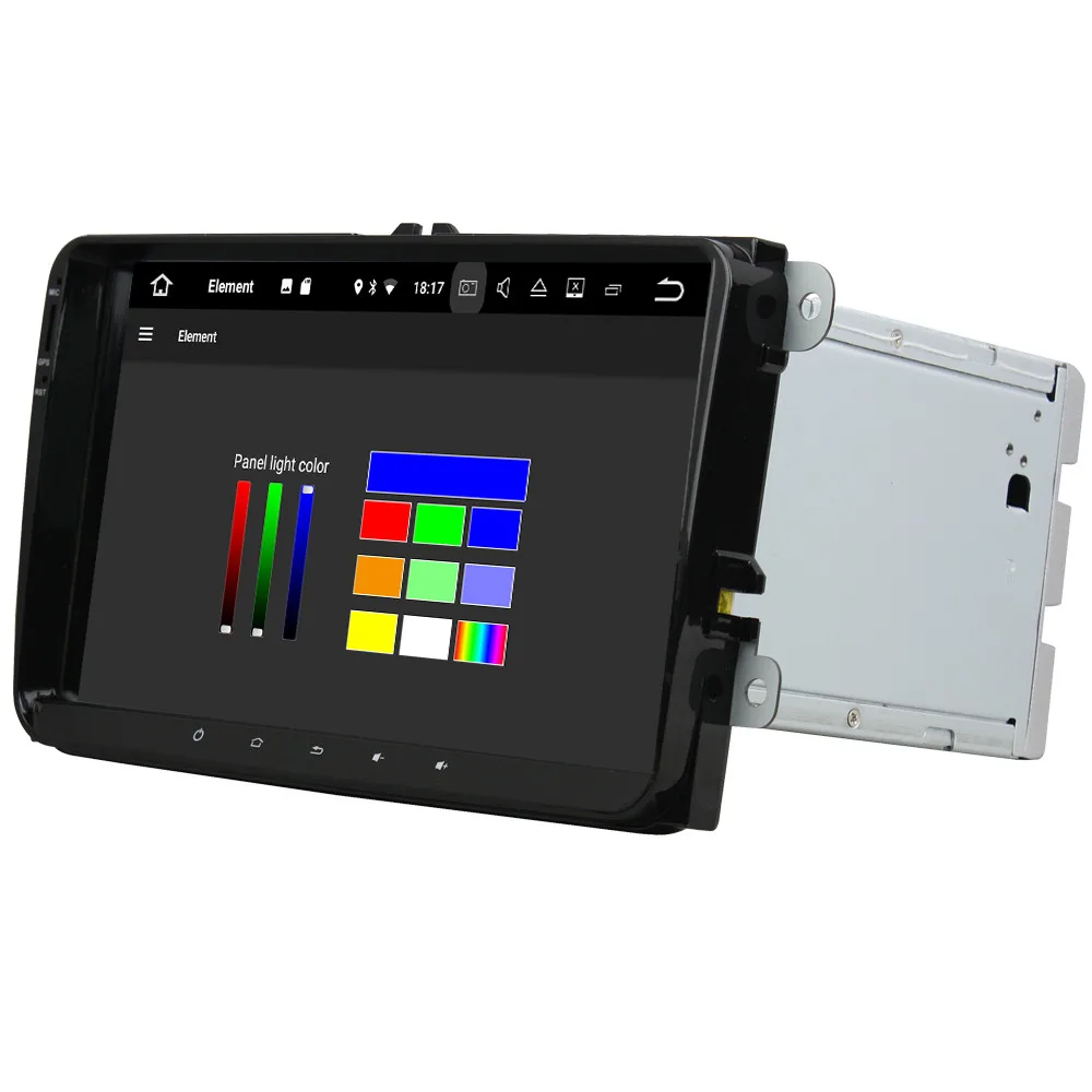 Clearance Klyde 9" IPS 4G Android 9 Octa Core 4GB+64GB DSP BT Car DVD Multimedia Player For Skoda Yeti Fabia Rapid Praktik Octavia Superb 4