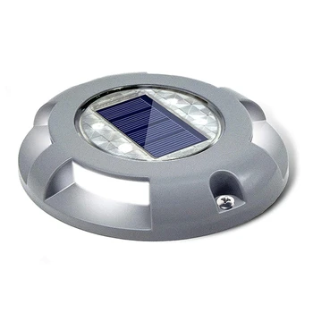 

Solar Deck Lights Driveway Dock LED Light Solar Powered Outdoor Waterproof Road Markers for Step Sidewalk Stair Garden Pathway