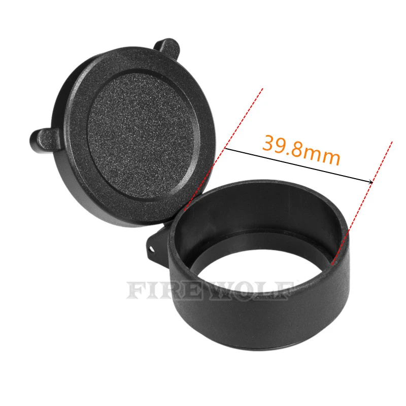 Enhanced Rifle Scope Protective Lens Cover - Quick Flip Spring-Loaded Cap