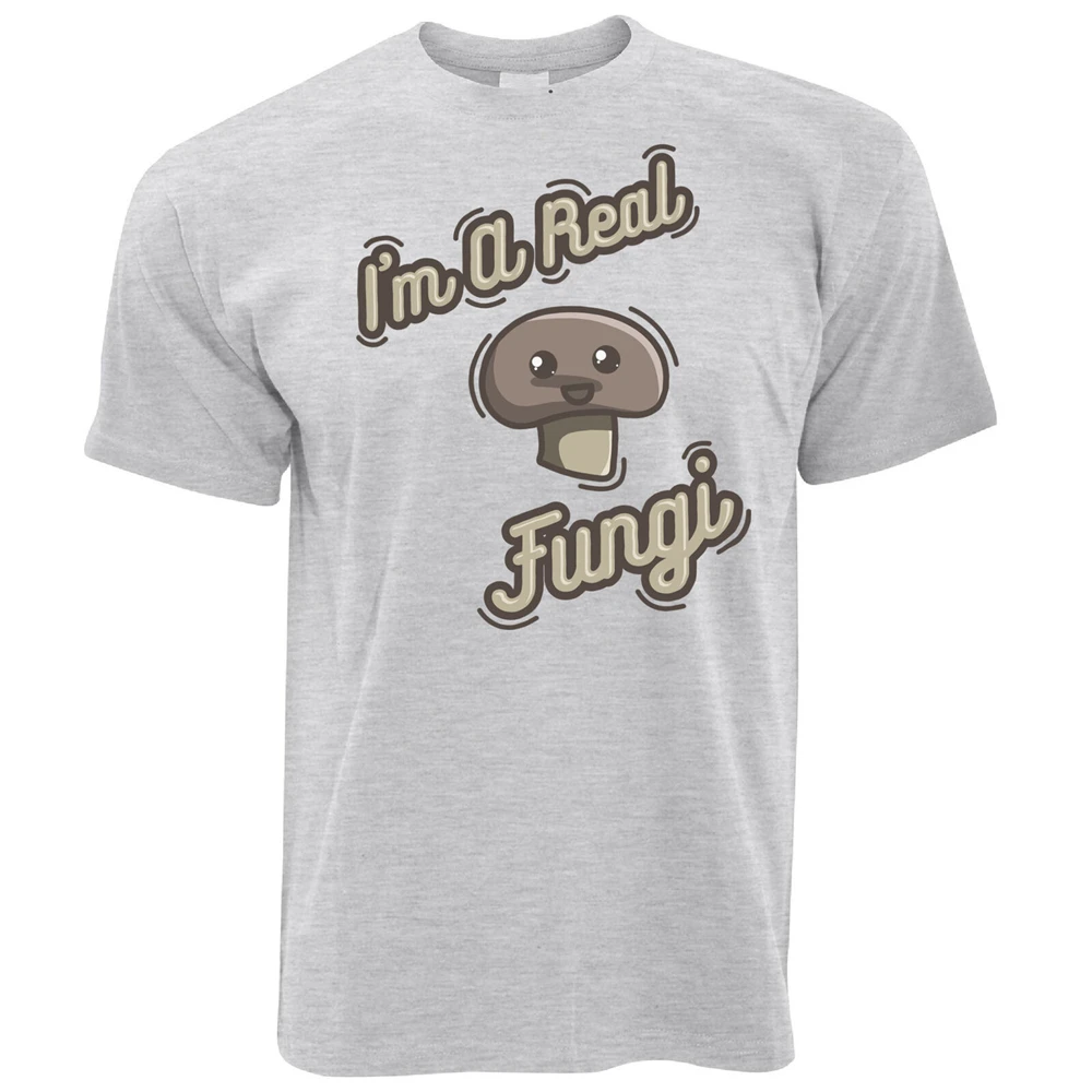 Новинка Vegan футболка I'M A Real Fun Guy Fungi Pun забавная Вегетарианская шутка бесплатная
