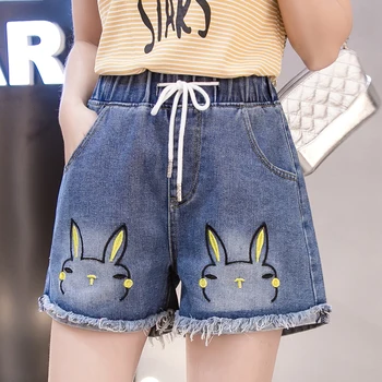 

HAYBLST Brand Denim Shorts Women Summer 2020 PlusSize 5XL Streetwear Casual Korean High Waist Jean Ultra Short Trousers Clothing