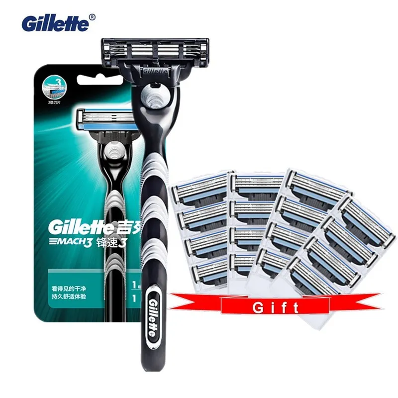 

Original Gillette Mach 3 Men Razors Machine for Shaving Blade Shaver Razor Blades Gillette Cassette Manual Razors Face Care
