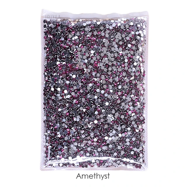 Wholesale Jelly AB Resin Non Hot Fix Rhinestones Cтразы Flatback Plastic Crystals Strass Glitters Stone Bulk Big Package for DIY Amethyst