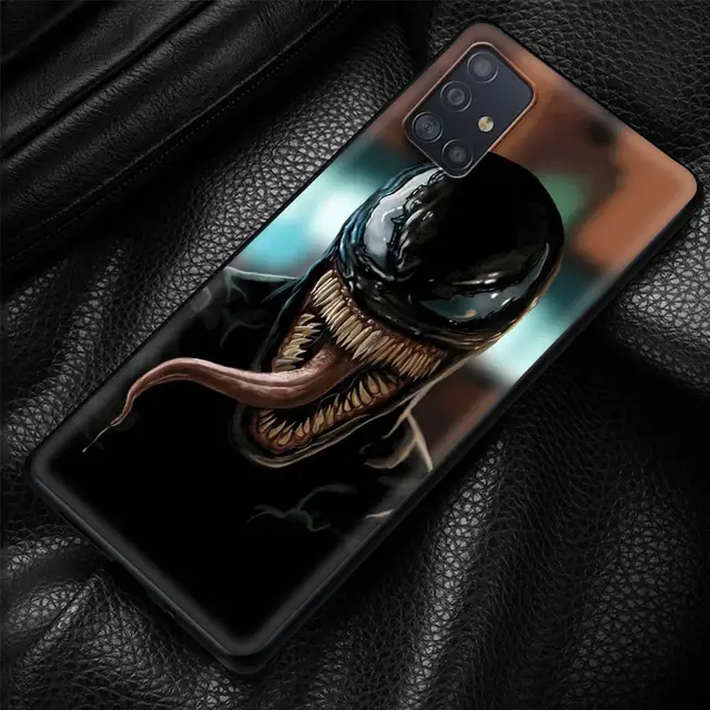 Phone Case For Samsung Galaxy A22 A51 A12 A71 A52 A72 A11 A41 A31 4G A32 A51 5G Soft Fundas Marvel Super Hero Venom B08
