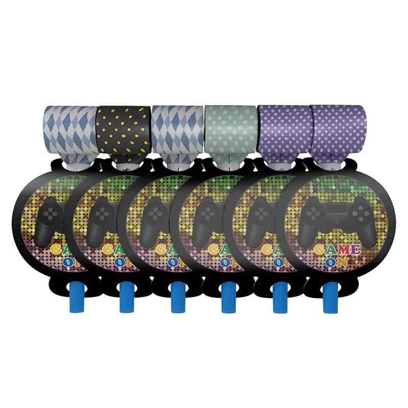 blowout-6pcs Мультяшная версия тематической игры на день рождения вечерние принадлежности Декоративные атмосферные макеты набор для вечеринки чашки пластины соломы и т. Д - Цвет: blowout-6pcs