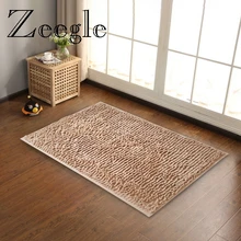 Zeegle большой размер ковер нескользящий коврик для прихожей декор для гостиной коврик моющийся коврик впитывающий прикроватный коврик для ног