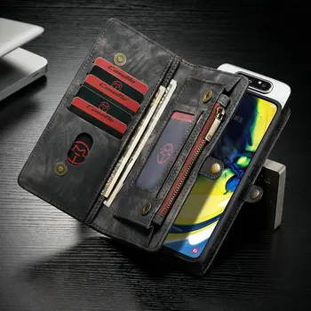 

Original Leather Case For Samsung Galaxy A80 Luxury Retro Wallet Magnetic Flip Card Holder Cover For Samsung A80 Phone Case