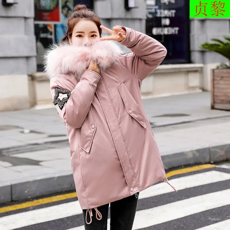 

2018 Winter New Style WOMEN'S Dress INS Students Cotton-padded Jacket Short-height Coat Dongdaemun down Jacket Cotton-padded Clo