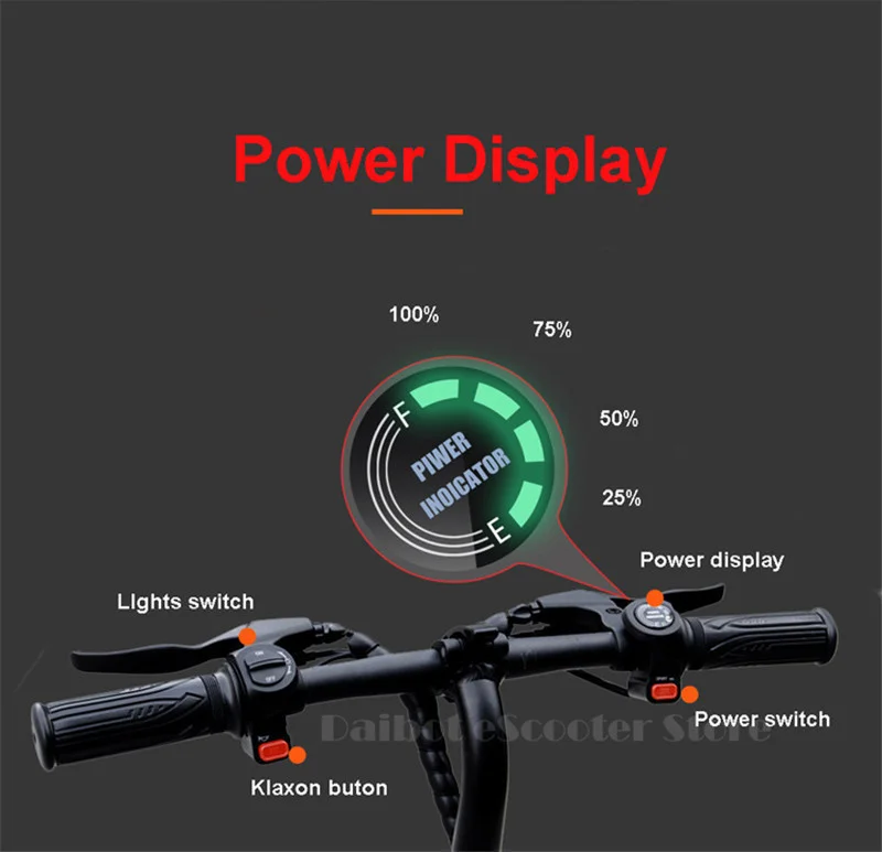 Mini Electric Bike Two Wheels Electric Bicycle 12 inch 36V 350W Portable Foldable Electric Scooter With Seat For Adults (4)