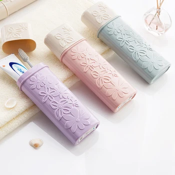 

Portable Storage Box Travel Camping Toothbrush Case Bathroom Brush Wash Toothpaste Toothbrush Storage Box
