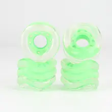 4pcs/Lot 60x45mm Skateboard Wheel Longboard Resilient Pu For Rough Ground Asphalt Road Custom Replacement Wheels Diy Skateboard
