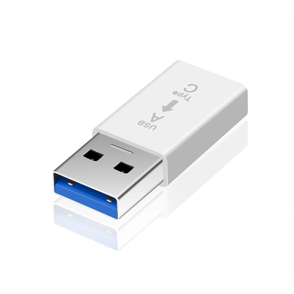 White Kebidu USB 3,1 type C Женский к USB 3,0 Мужской Порт адаптер type-A Разъем синхронизации данных адаптер Разъем для Macbook Google - Цвет: White