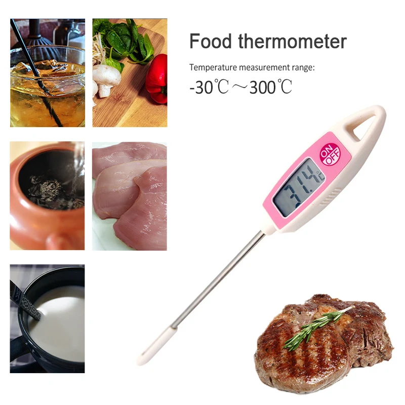 

Digital Kitchen Thermometer For Meat Milk Cooking Food Probe BBQ Electronic Oven Stainless Steel Probe Thermometer Kitchen Tools