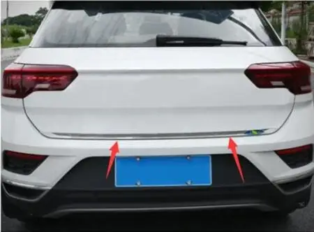 Для Volkswagen T-Roc отделка задней двери отделка багажника нашивка-полоска модификация украшения специальные аксессуары