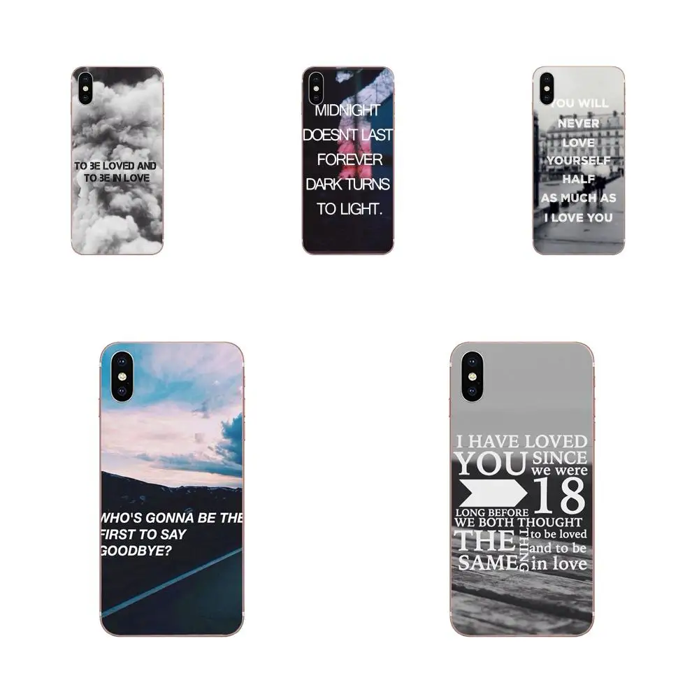

TPU Luxury One Direction Lyrics Quote For Huawei Honor 4C 5A 5C 5X 6 6A 6X 7 7A 7C 7X 8 8C 8S 9 10 10i 20 20i Lite Pro