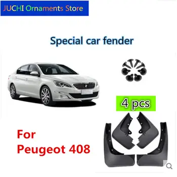 

Car Fender Mudguard Splash Flaps Mud Guard Mudflap Accessories for Peugeot 408