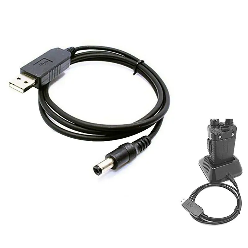 Walkie talkie универсальное USB зарядное устройство для портативной рации база USB мощность USB кабель зарядное устройство для BaoFeng