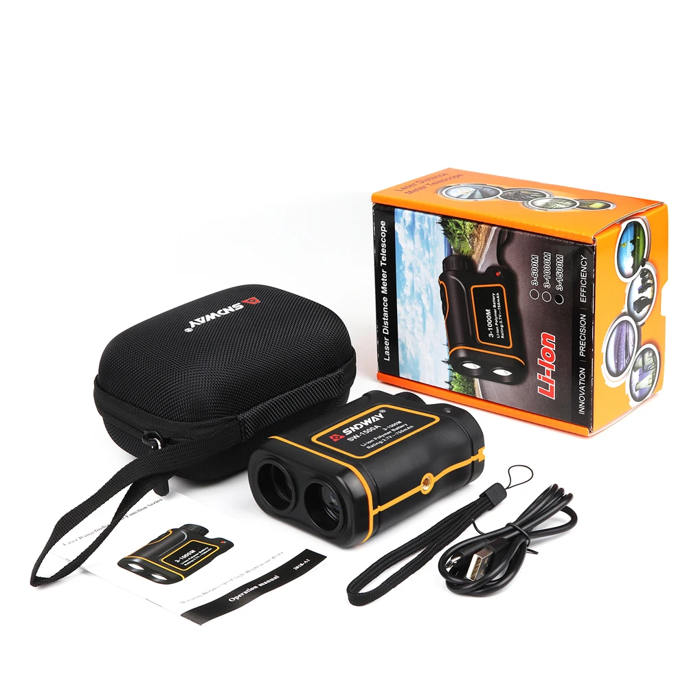 SNDWAY Telescope Laser Range Finder Digital Distance Meter Hunting Monocular Golf Rangefinder LCD Display Roulette Tape Measure SNDWAY Telescope Laser Range Finder Digital Distance Meter Hunting Monocular Golf Rangefinder LCD Display Roulette Tape Measure