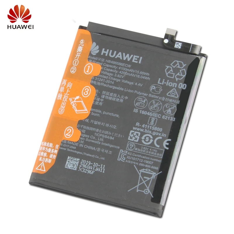 Huawei сменный аккумулятор для телефона HB486586ECW для huawei mate 30 TAS-AN00 mate 30 Аккумуляторы для телефонов 4200 мАч