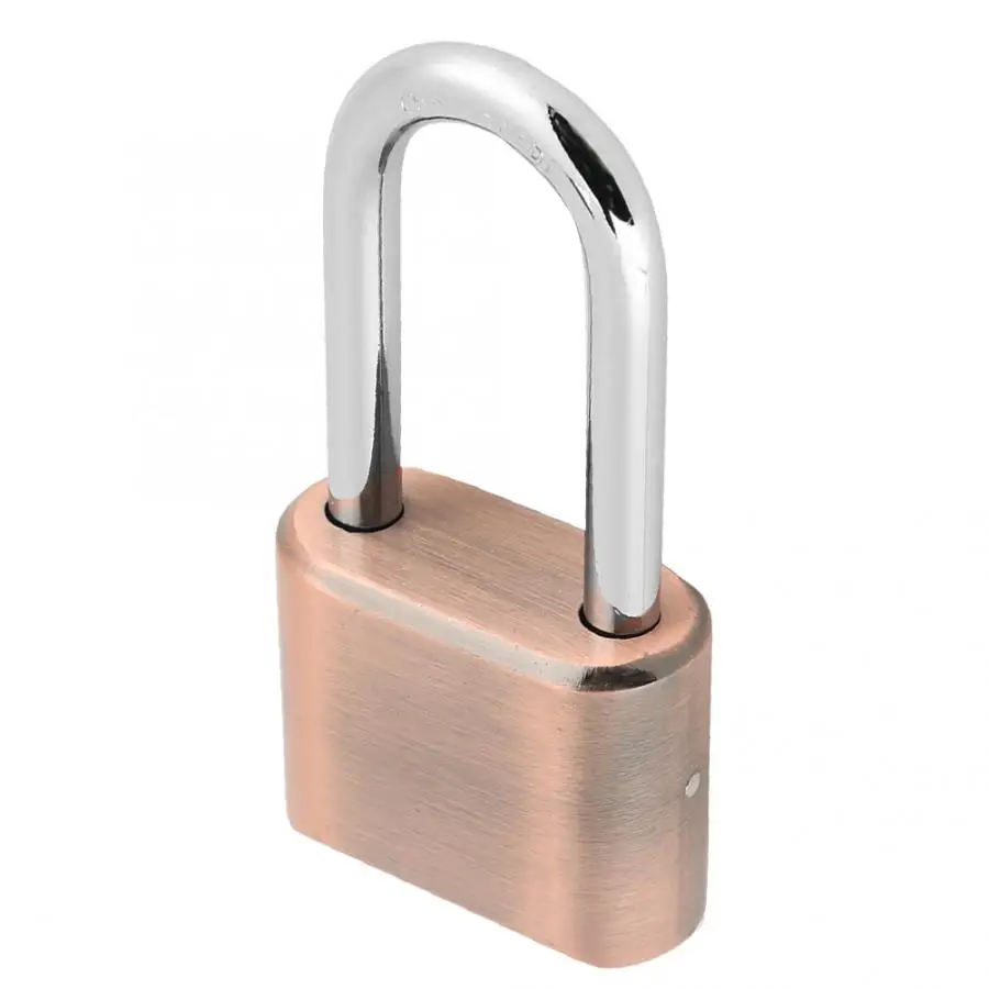 4 Digit Zinc Alloy Padlock Password Security Lock Long Beam Security Anti-Theft Waterproof lock candado