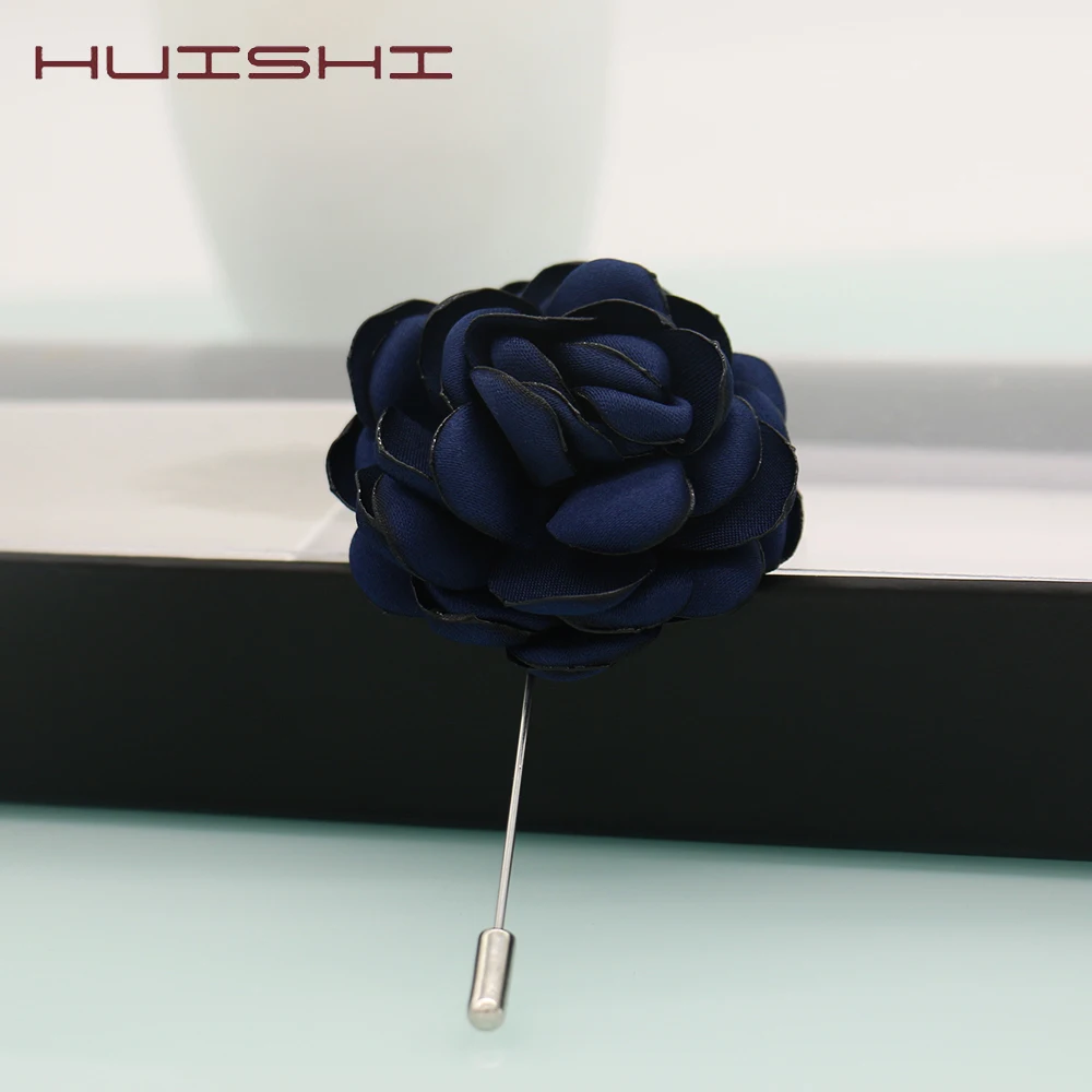 HUISHI 여성용 브로치, 여성 천 아트 패브릭 꽃 브로치, 남성 여성 수국 장미 꽃 가디건, 셔츠 핀 쥬얼리
