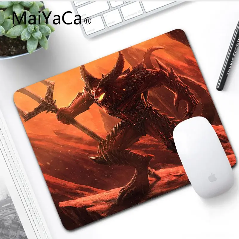 No LockEdge 25x29cm MaiYaCa Evil Fantasy офисные мыши геймер силиконовый коврик для мыши Удобная мышка коврик игровая защелка для мыши игровой коврик для мыши - Цвет: No LockEdge 25x29cm