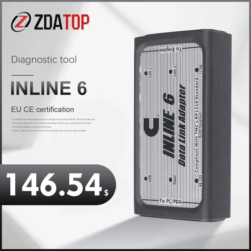 Кабель сканер inline6 для тяжелых диагностических инструментов адаптер передачи
