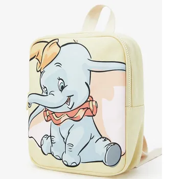 

New cartoon cute little flying elephant children's backpack boys and girls small canvas printing infant hild backpack