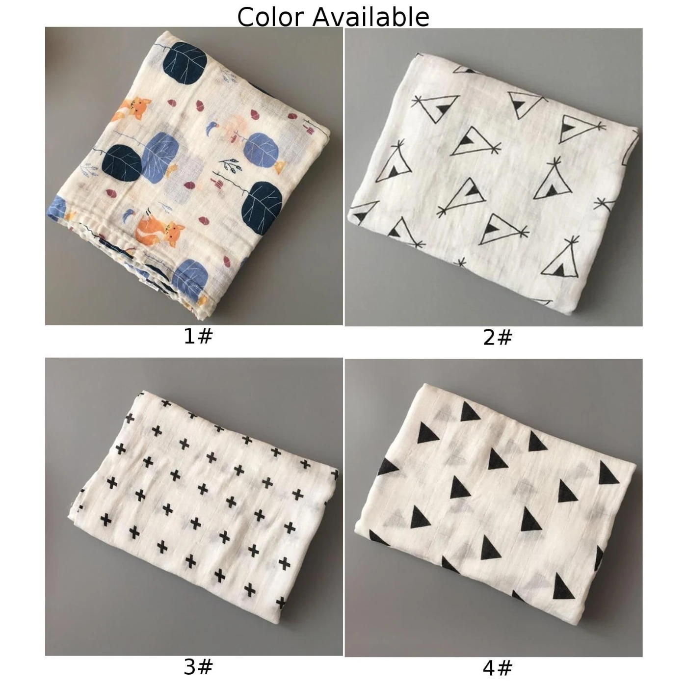 120x120cmNewBorn Swaddle Nursery Baby Girl Boy Cotton Snuggle Wrap Blanket Bedding Sets