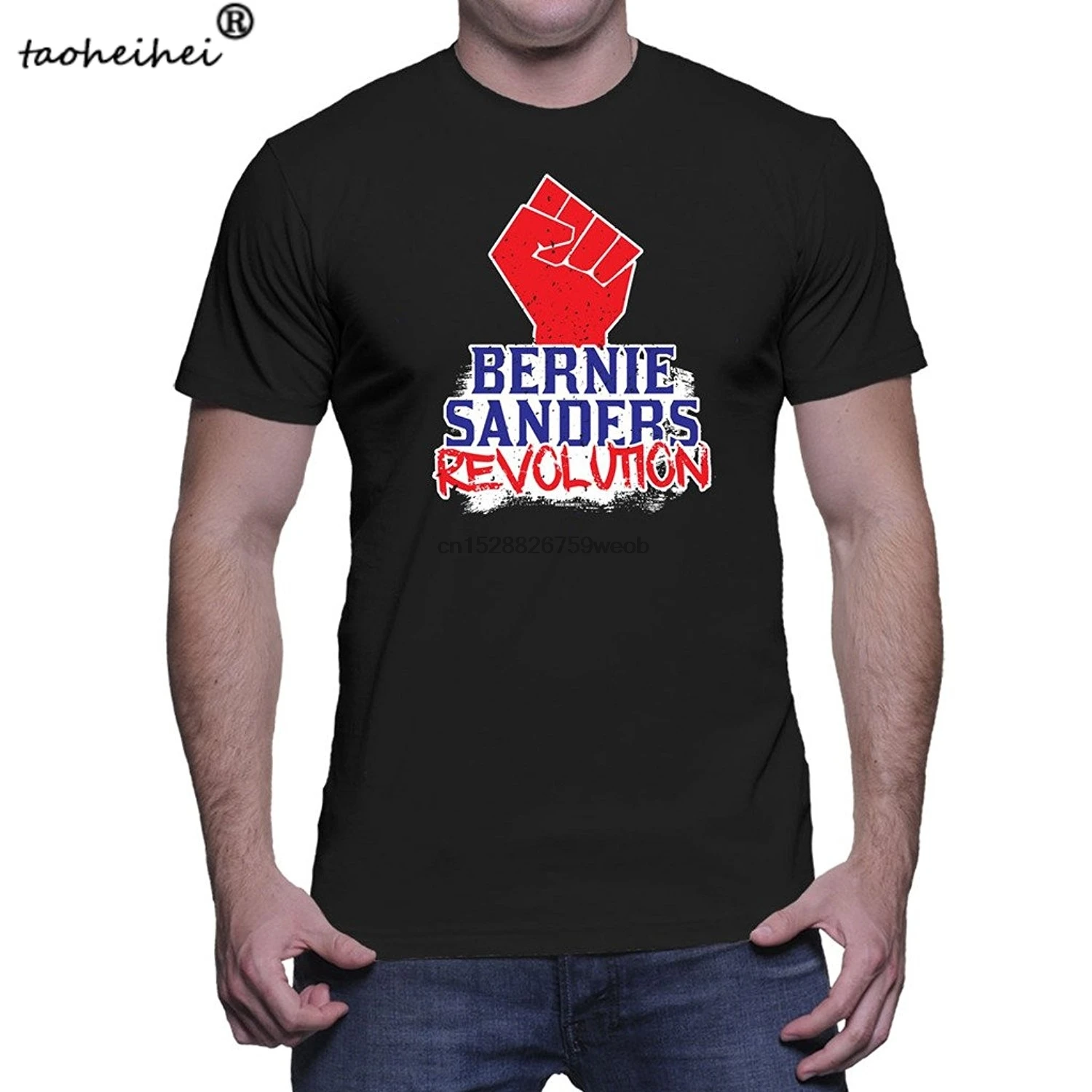 Haase Unlimited Мужская футболка Bernie Sanders с изображением кулака революции новая