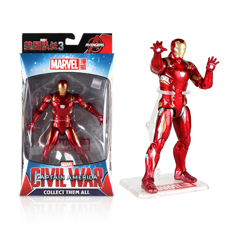 Фигурки героев Marvel 17 см детские игрушки Человек паук Черная пантера ведьма экшн
