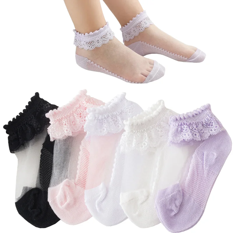 Кружевные носки для девочек