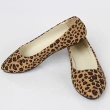 Женская Весенняя повседневная обувь на плоской подошве с леопардовым принтом; женские тканевые водонепроницаемые Мокасины с острым носком без застежки; женская обувь на мягкой подошве