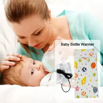 

Baby Outdoor Bottle Thermostat Bag Car Portable USB Heating Intelligent Warm Milk Tool Cover For Baby Care Set Supplies