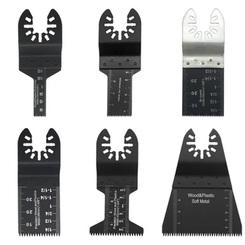

20pcs Multitool Saw Blade Multifunctional Oscillating Blade Woodworking Metal Opening Cutting Straight Saw Blade For Renovator