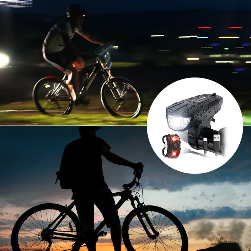 300 Lumens Bicycle Light Mountain bike USB Rechargeable Bike Light Safety Warning Front Lamp Front Headlight Bicycle Accessories 300 Lumens Bicycle Light Mountain bike USB Rechargeable Bike Light Safety Warning Front Lamp Front Headlight Bicycle Accessories