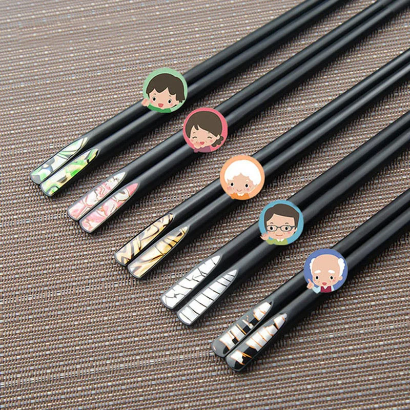 Набор палочек для еды из сплава 5 пар | Дом и сад