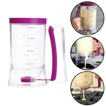 

900ml Cupcake Pancake Cake Cream Dispenser Cake Mix Baking Measuring Cooking Essentials Funnel cup Tools Jug Maker