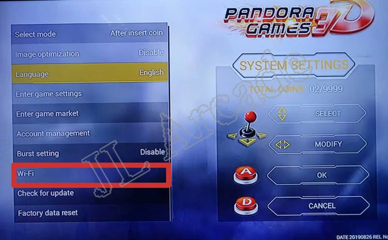 Wifi Pandora Box 3D 2448 комплект DIY аркадный комплект+ кнопки HAPP и джойстик+ динамик аркадная консоль Машина домашний шкаф посылка