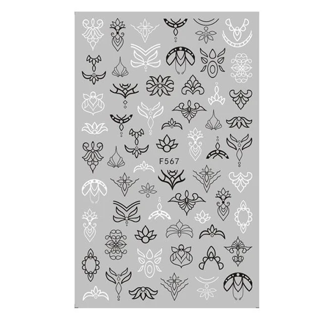 1PC Heart Love Design 3D Nail Sticker English Letter stickers Face Pattern Trasnfer Sliders Valentine's Day Nail Art Decoration 3d-F567