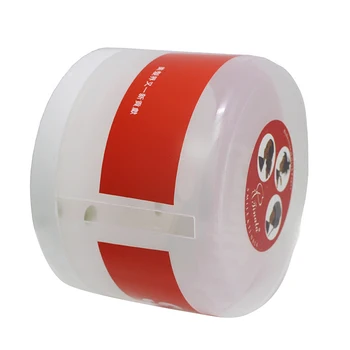 

Disposable Neck Covering Paper Rolls Storage Box Transparent Hairdressing Paper Rolls Suction Holder Case Container